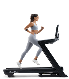 NordicTrack Incline Treadmill in down/running position